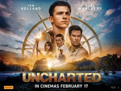 UNCHARTED 2022 FULL HOLLYWOOD MOVIE DUAL AUDIO DOWNLOAD IN HEVC 720P